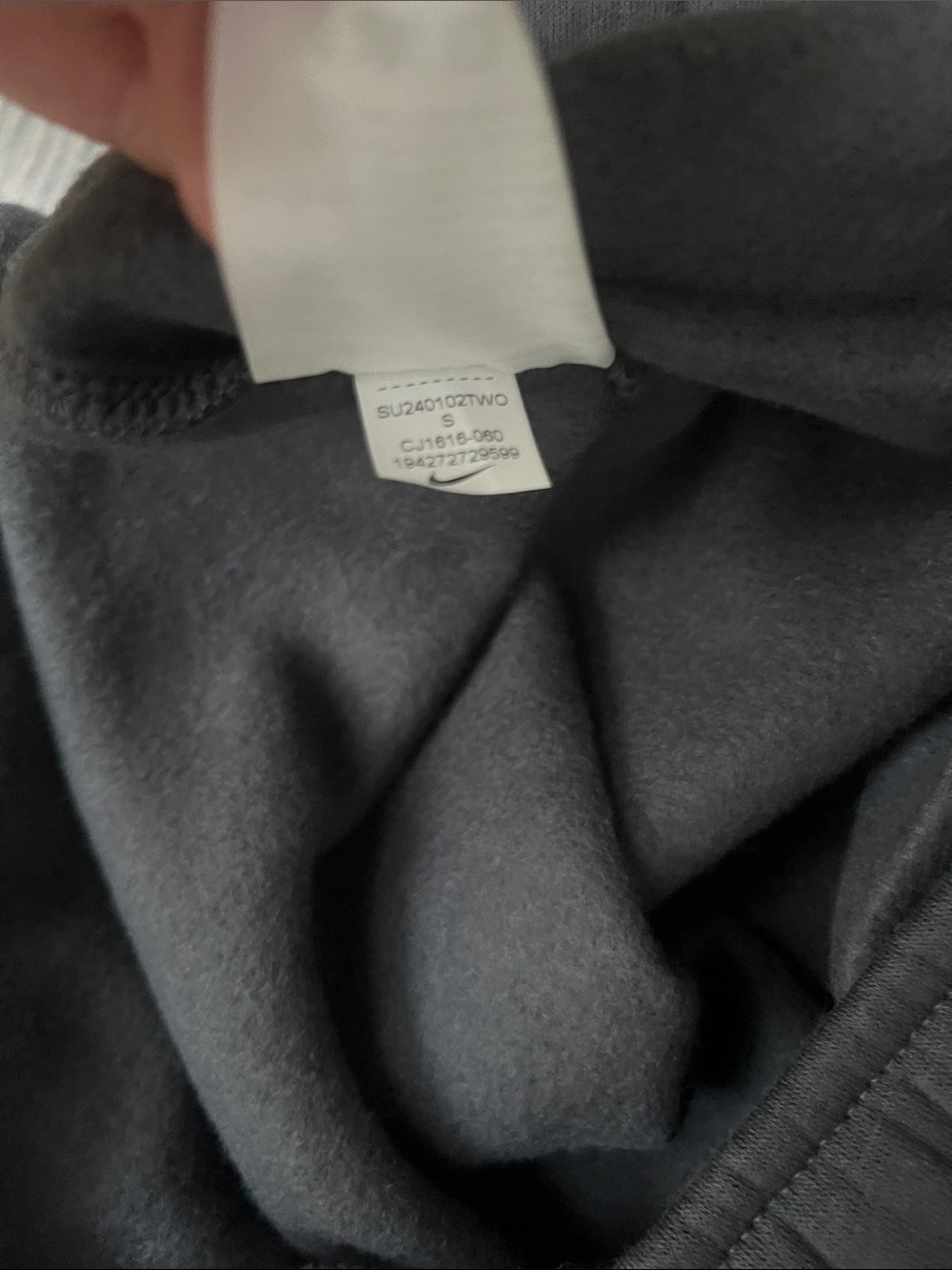 NWT NEW Nike Men’s Training Jogger Dark Gray Anthracite Gray Grey Sweatpants | S - Picture 7 of 7